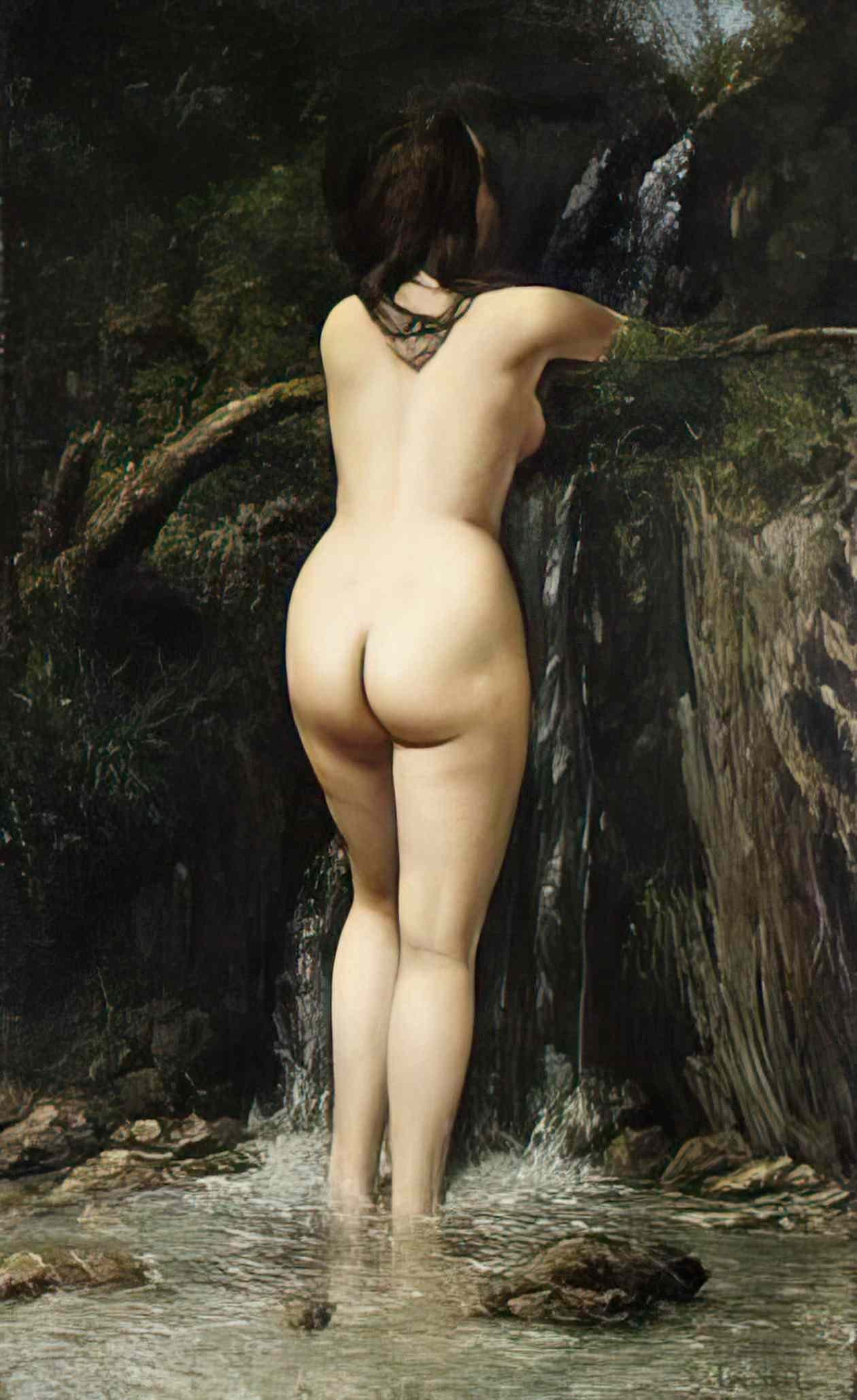 Gustave Courbet in the forest 1865 Art A4 Photo Print
