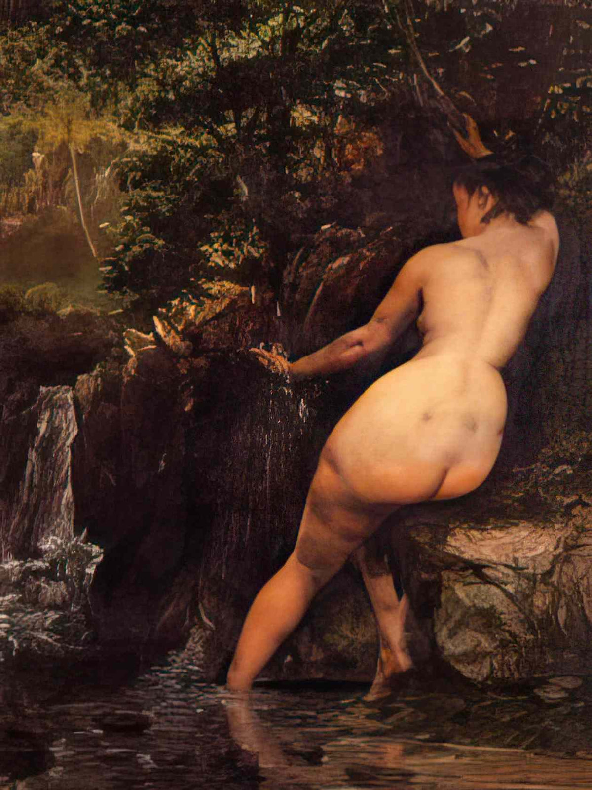 Gustave Courbet juliette courbet 1844 Art A4 Photo Print