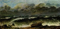 Gustave Courbet the waves 1869 Art A4 Photo Print