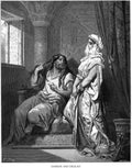 Gustave Dore Bible Gallery 067 Vintage Illustration A4 Photo Print