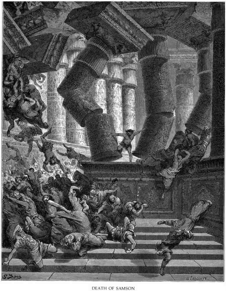 Gustave Dore Bible Gallery 068 Vintage Illustration A4 Photo Print