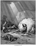 Gustave Dore Bible Gallery 231 Vintage Illustration A4 Photo Print