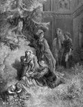 Gustave Dore Crusades Paradise Jaufry 007 Vintage Illustration A4 Photo Print