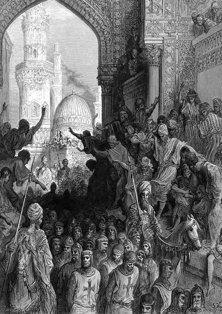 Gustave Dore Crusades Paradise Jaufry 009 A4 Photo Print
