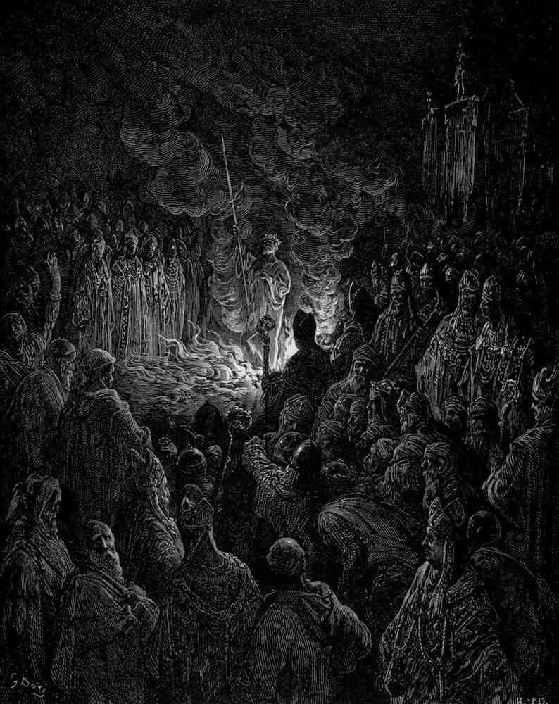 Gustave Dore Crusades Paradise Jaufry 012 Vintage Illustration A4 Photo Print