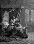Gustave Dore Crusades Paradise Jaufry 035 Vintage Illustration A4 Photo Print