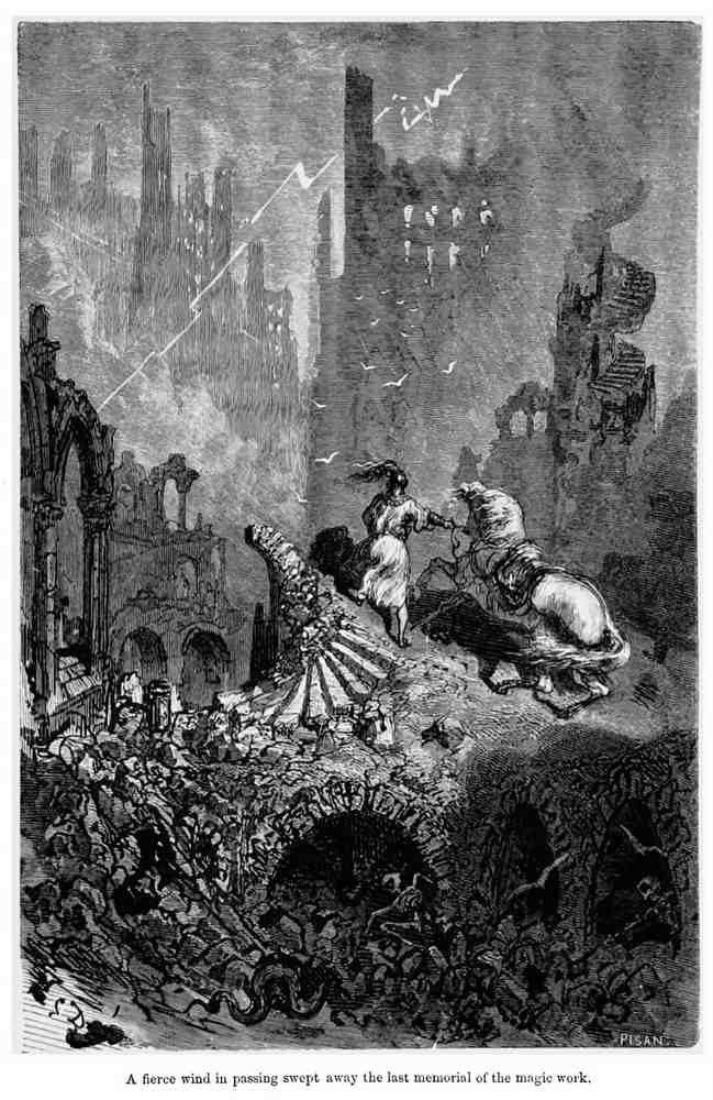 Gustave Dore Crusades Paradise Jaufry 131 Vintage Illustration A4 Photo Print