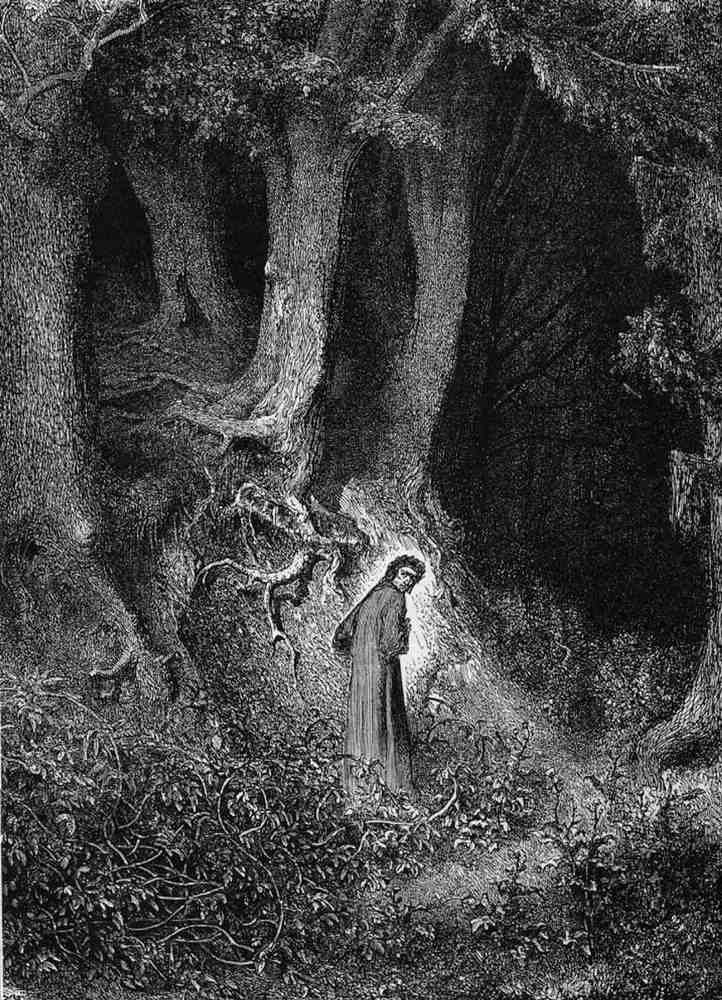 Gustave Dore Divine Comedy 005 Vintage Illustration A4 Photo Print