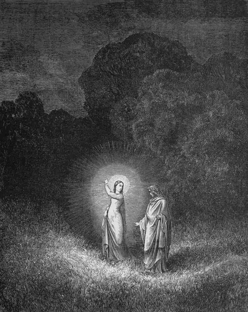 Gustave Dore Divine Comedy 011 Vintage Illustration A4 Photo Print