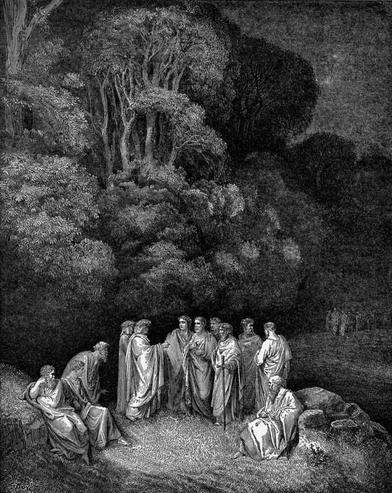 Gustave Dore Divine Comedy 016 Vintage Illustration A4 Photo Print
