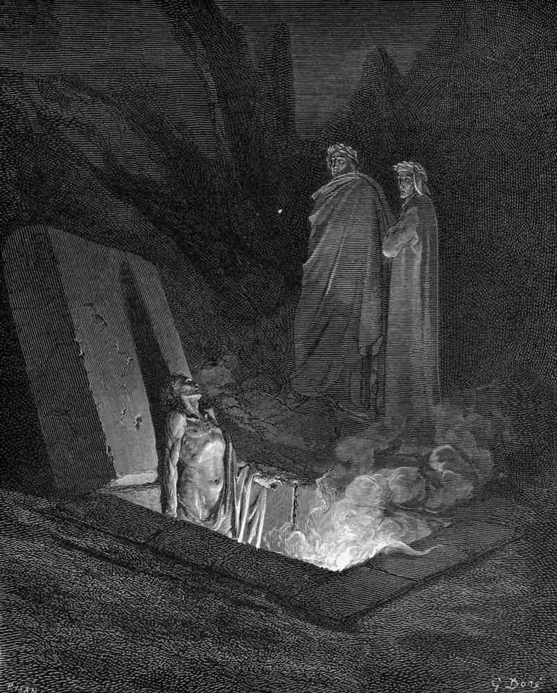 Gustave Dore Divine Comedy 034 Vintage Illustration A4 Photo Print