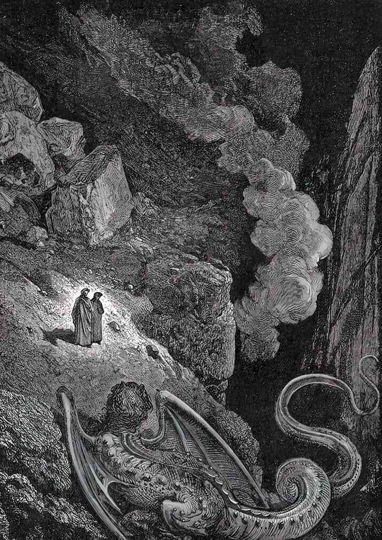 Gustave Dore Divine Comedy 044 A4 Photo Print