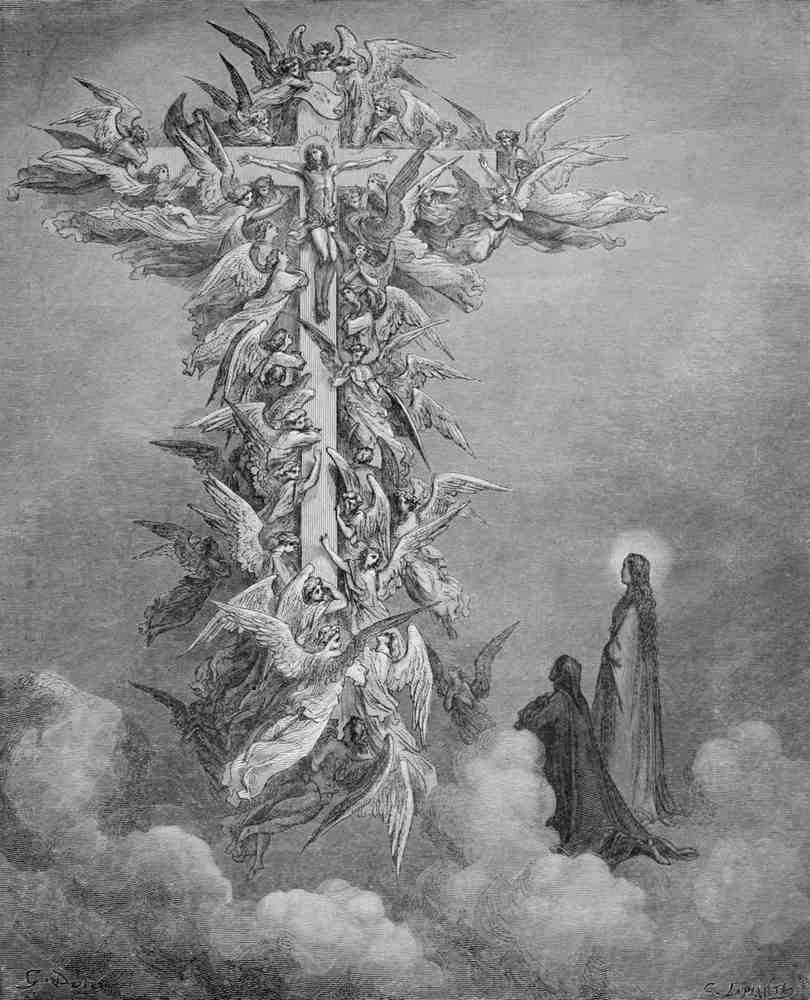 Gustave Dore Divine Comedy 084 Vintage Illustration A4 Photo Print