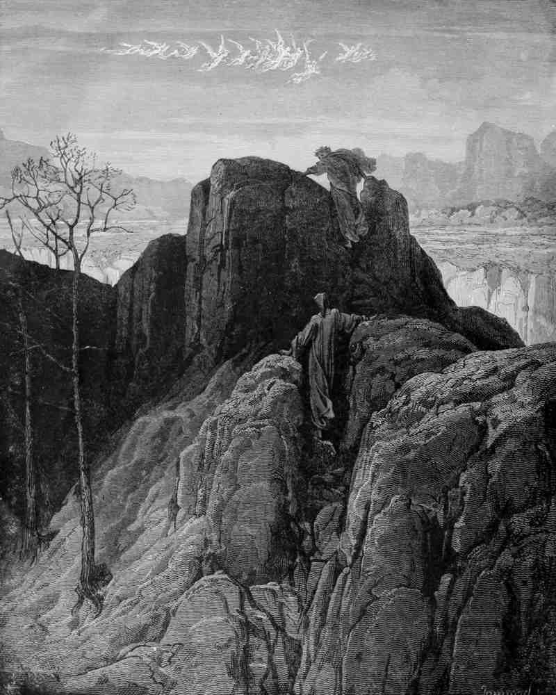 Gustave Dore Divine Comedy 104 Vintage Illustration A4 Photo Print