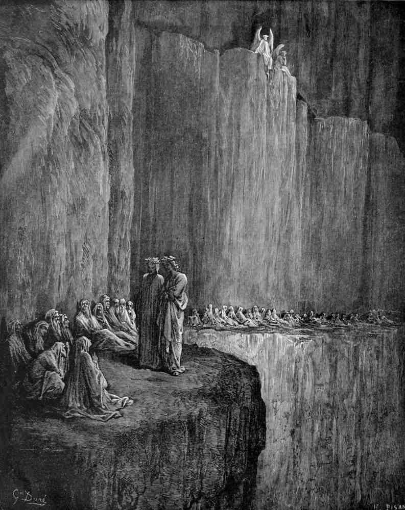 Gustave Dore Divine Comedy 118 Vintage Illustration A4 Photo Print