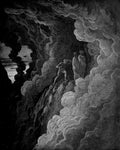 Gustave Dore Divine Comedy 121 Vintage Illustration A4 Photo Print