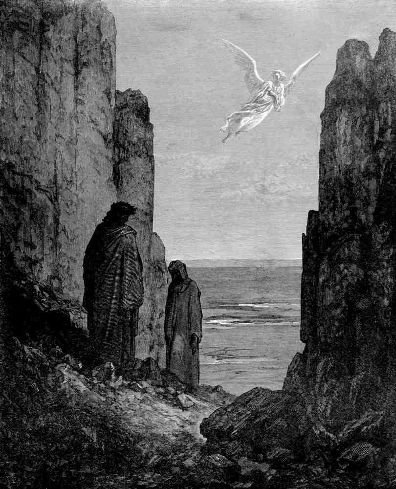 Gustave Dore Divine Comedy 123 Vintage Illustration A4 Photo Print