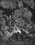 Gustave Dore Don Quixote 014 Vintage Illustration A4 Photo Print