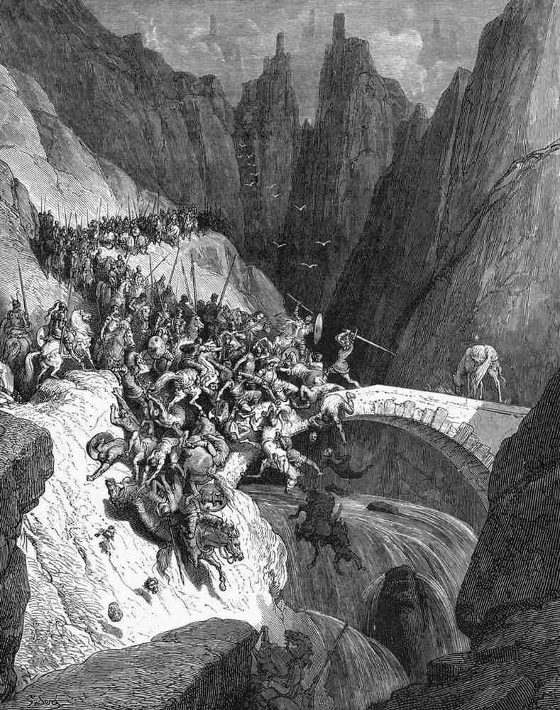 Gustave Dore Don Quixote 042 Vintage Illustration A4 Photo Print