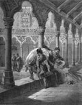 Gustave Dore Don Quixote 044 Vintage Illustration A4 Photo Print