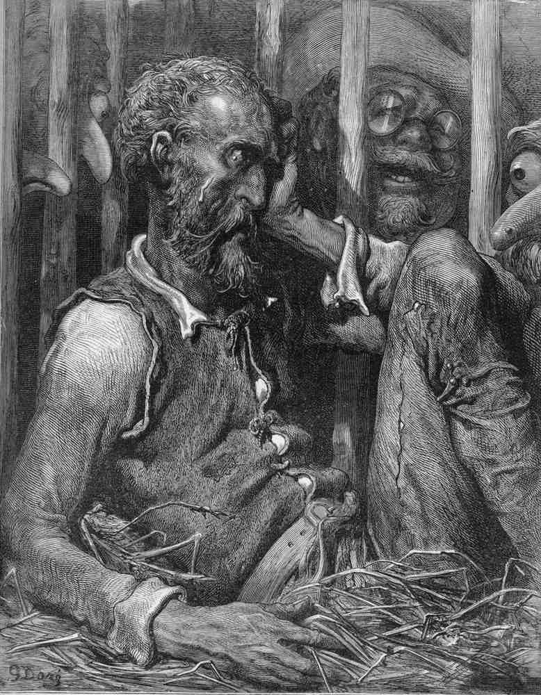 Gustave Dore Don Quixote 054 Vintage Illustration A4 Photo Print