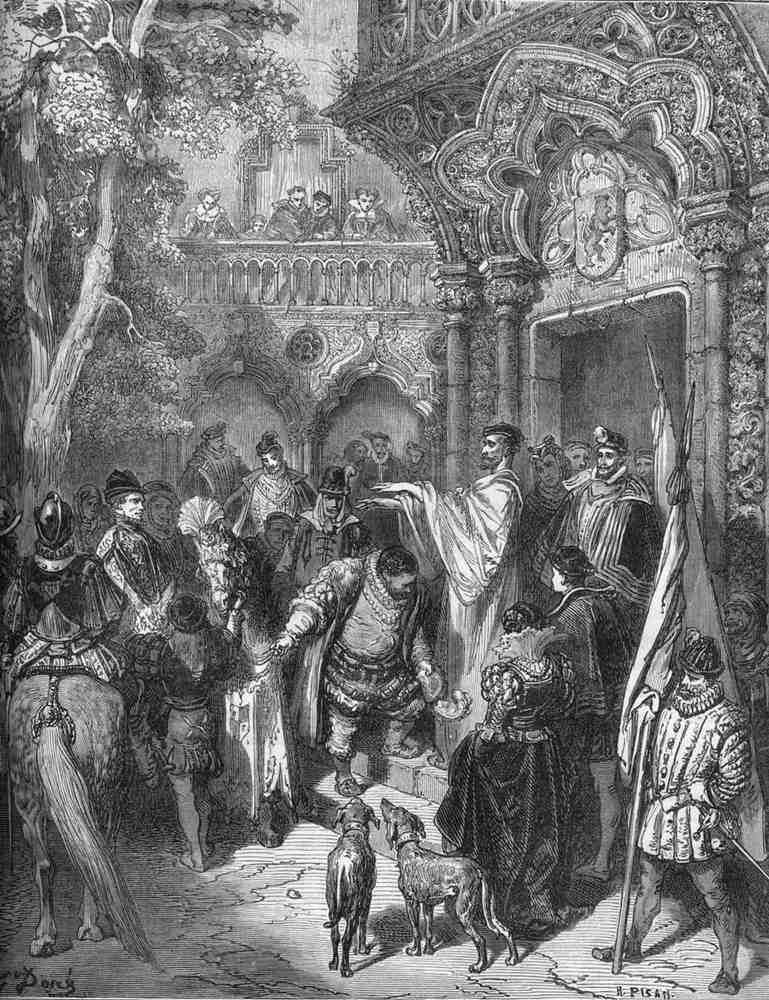 Gustave Dore Don Quixote 088 Vintage Illustration A4 Photo Print