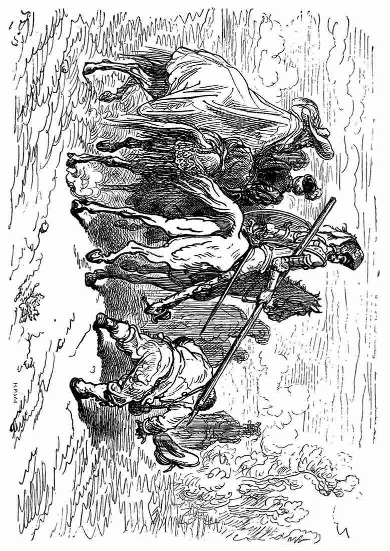 Gustave Dore Don Quixote 139 1 A4 Photo Print