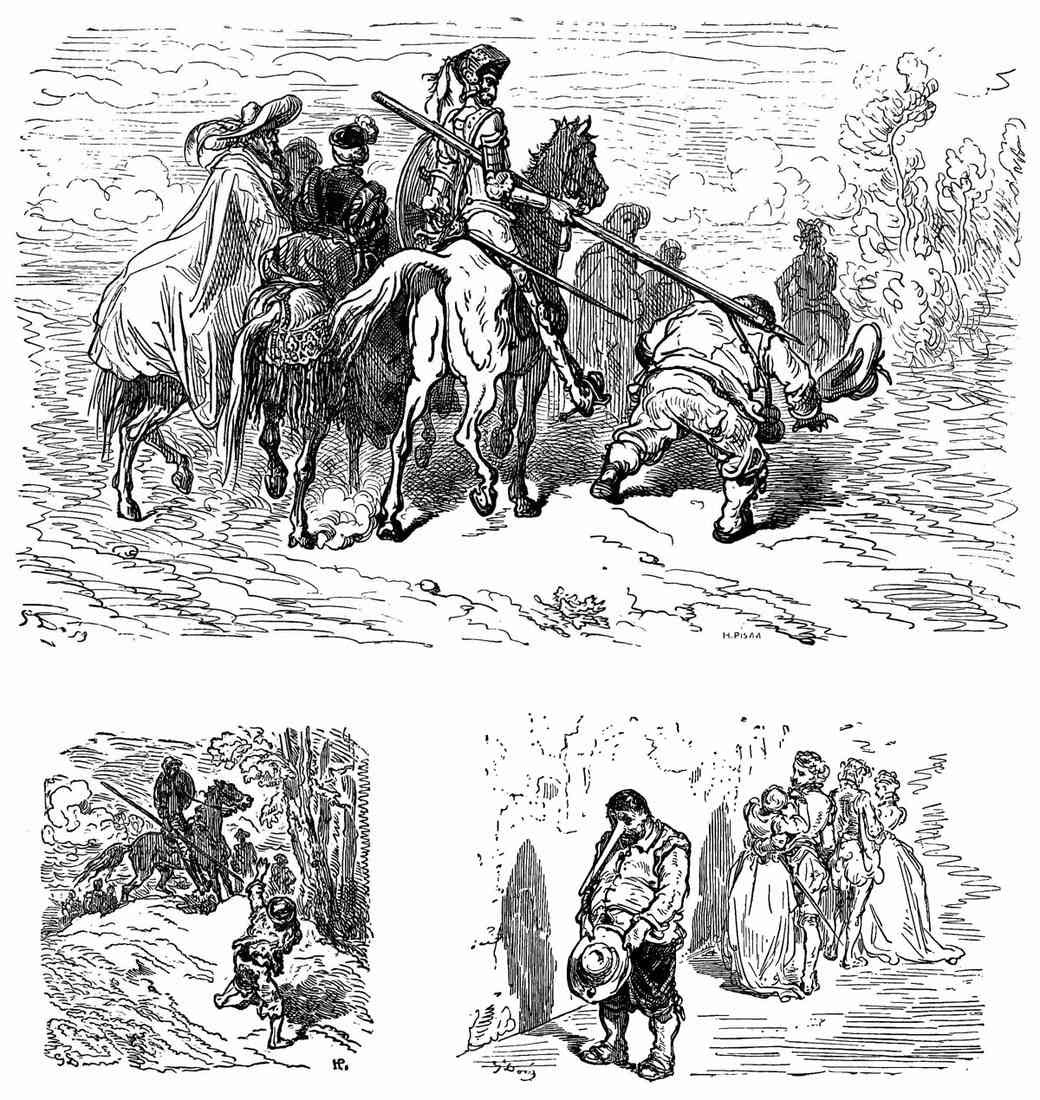 Gustave Dore Don Quixote 139 A4 Photo Print