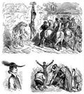 Gustave Dore Don Quixote 151 Vintage Illustration A4 Photo Print