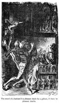Gustave Dore Droll Stories 200 Sketches 012 Vintage Illustration A4 Photo Print