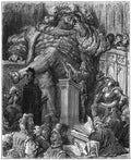 Gustave Dore Gargantua Pantagruel 029 Vintage Illustration A4 Photo Print