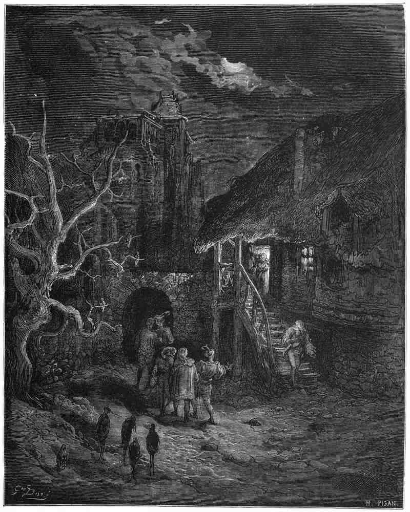 Gustave Dore Gargantua Pantagruel 036 Vintage Illustration A4 Photo Print