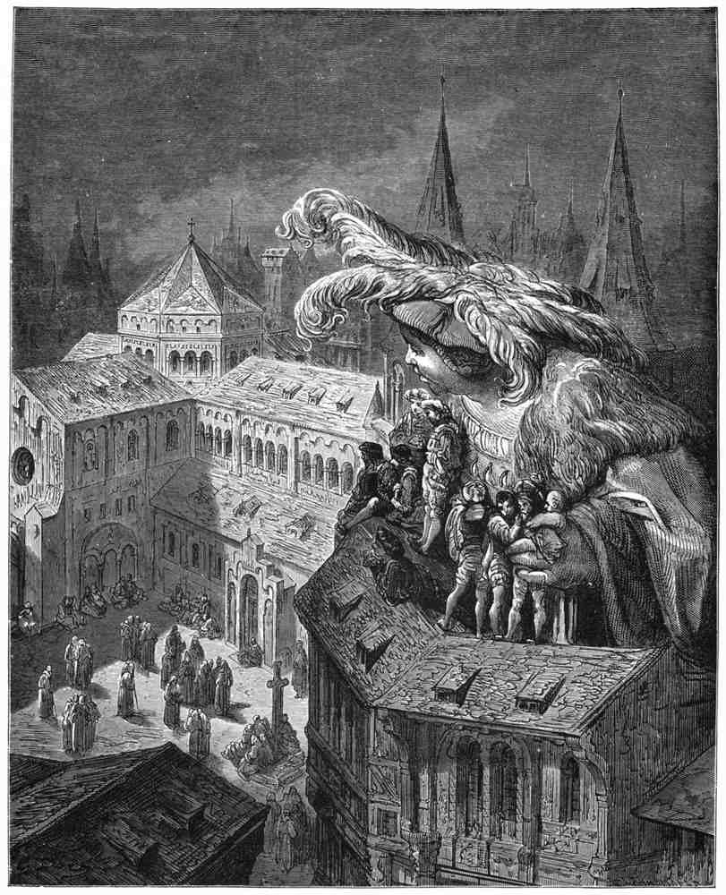 Gustave Dore Gargantua Pantagruel 072 Vintage Illustration A4 Photo Print