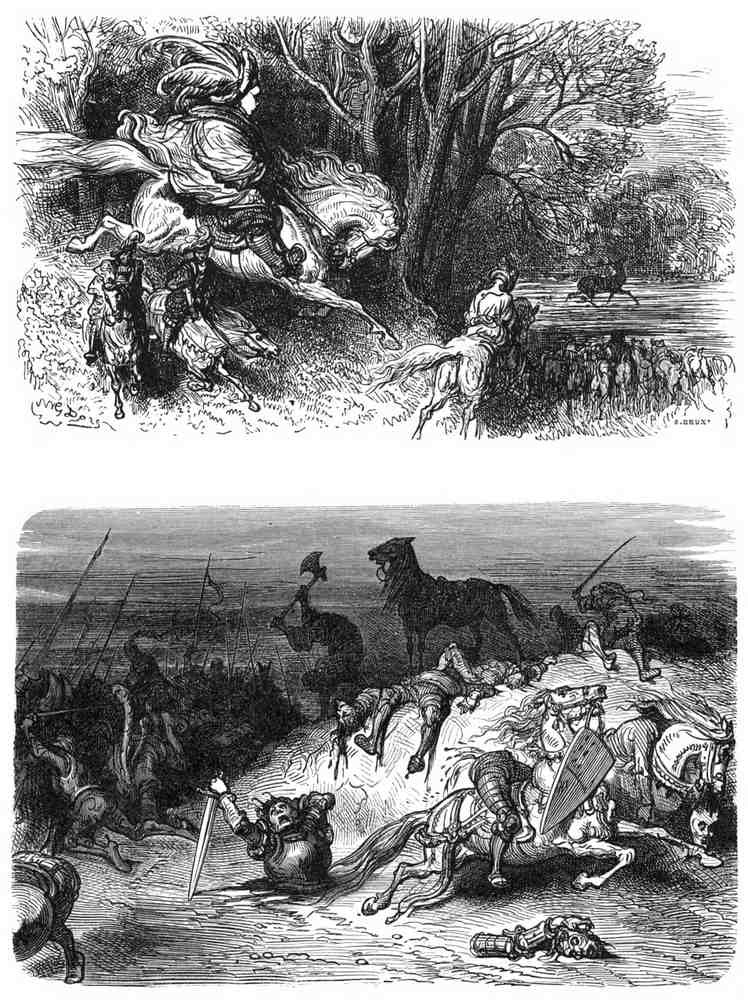 Gustave Dore Gargantua Pantagruel 087 Vintage Illustration A4 Photo Print