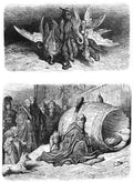 Gustave Dore Gargantua Pantagruel 098 Vintage Illustration A4 Photo Print