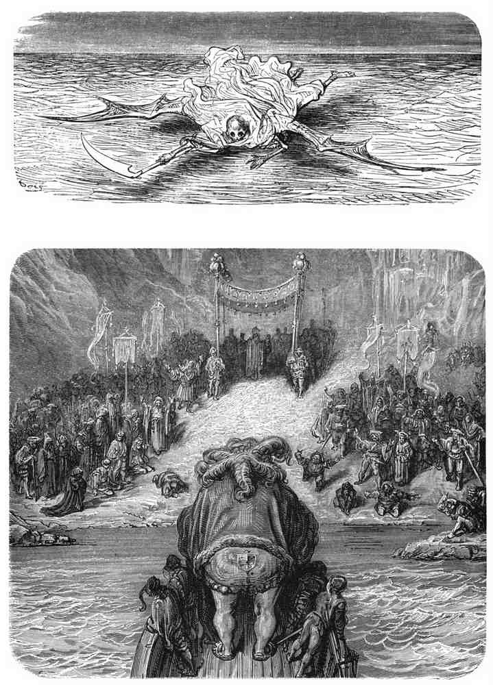 Gustave Dore Gargantua Pantagruel 136 Vintage Illustration A4 Photo Print
