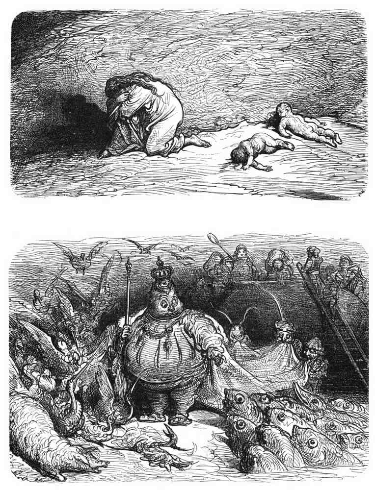 Gustave Dore Gargantua Pantagruel 139 Vintage Illustration A4 Photo Print