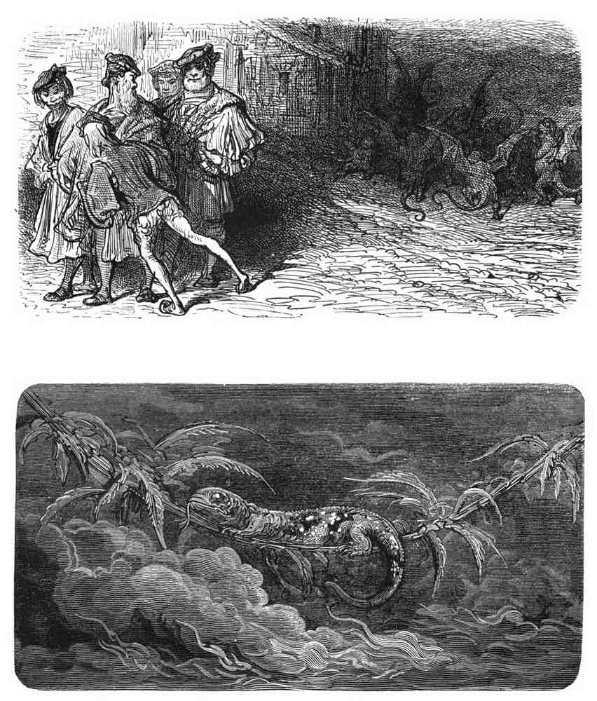 Gustave Dore Gargantua Pantagruel 145 Vintage Illustration A4 Photo Print