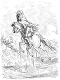 Gustave Dore Idylls and Munchausen 35 Vintage Illustration A4 Photo Print