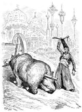 Gustave Dore Idylls and Munchausen 36 Vintage Illustration A4 Photo Print