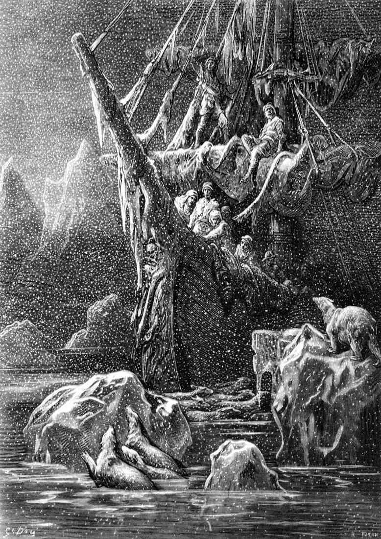 Gustave Dore Mariner Raven River 09 A4 Photo Print