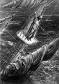Gustave Dore Mariner Raven River 13 A4 Photo Print