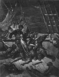 Gustave Dore Mariner Raven River 19 Vintage Illustration A4 Photo Print