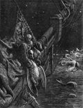 Gustave Dore Mariner Raven River 24 Vintage Illustration A4 Photo Print