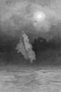 Gustave Dore Mariner Raven River 67 Vintage Illustration A4 Photo Print