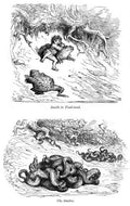 Gustave Dore Mariner Raven River 82 Vintage Illustration A4 Photo Print