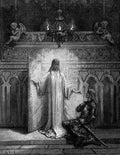 Gustave Dore Orlando Furioso 008 Vintage Illustration A4 Photo Print