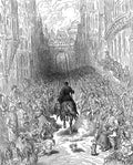 Gustave Dore Orlando Furioso 011 Vintage Illustration A4 Photo Print