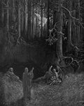 Gustave Dore Orlando Furioso 032 Vintage Illustration A4 Photo Print
