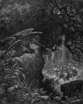 Gustave Dore Orlando Furioso 053 Vintage Illustration A4 Photo Print